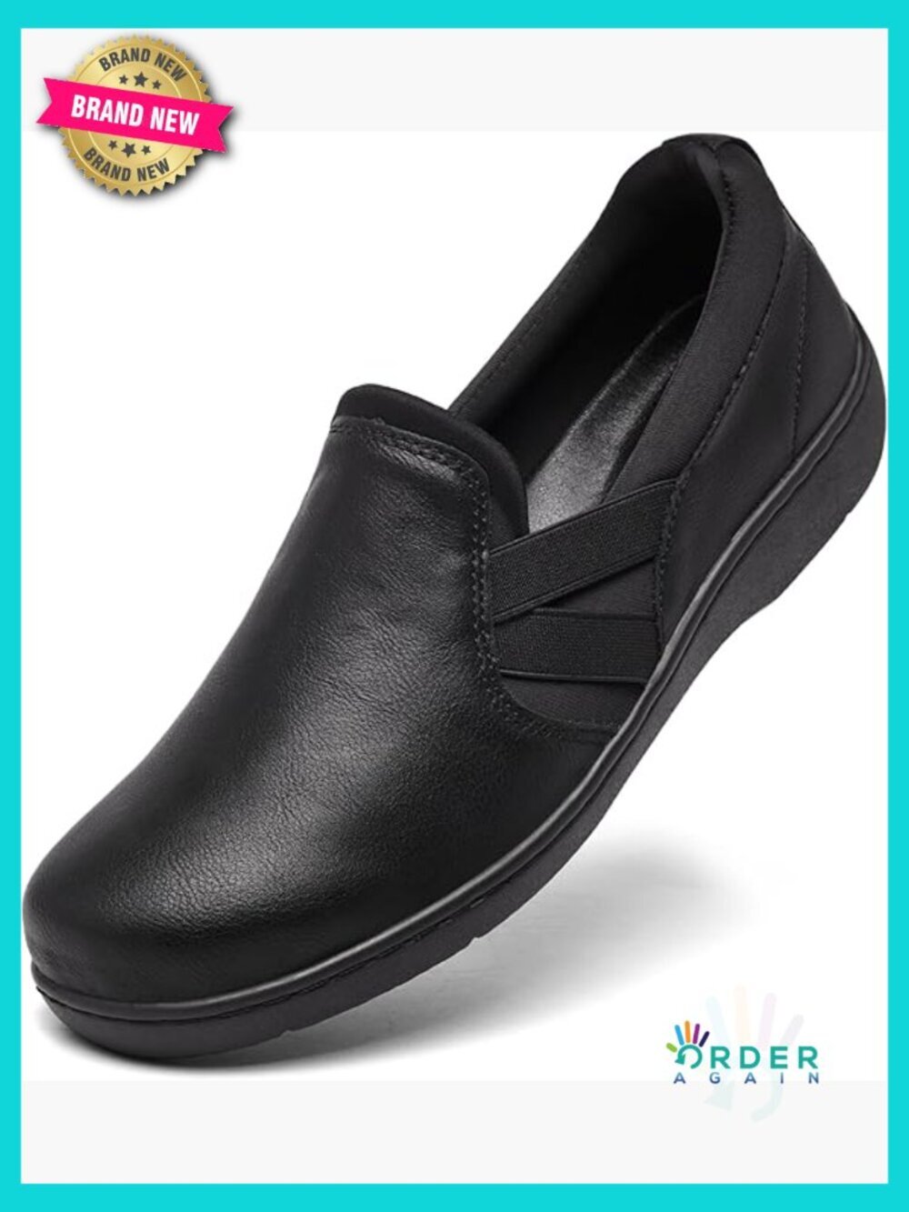 Orthopedic Loafers for Women Slip on Shoes Comfortable Casual Dress Memory Foam